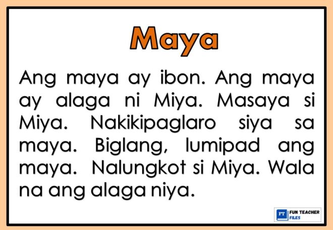 Filipino Reading Materials With Comprehension Questions Set Fun