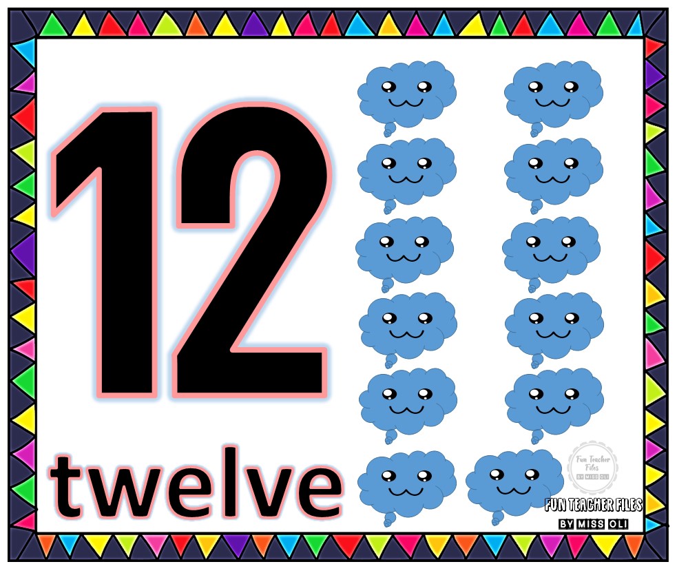 How To Make Number Flashcards For Preschoolers