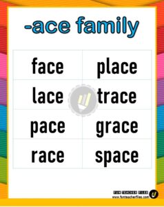 Long /a/ Vowel Sound Words - Fun Teacher Files