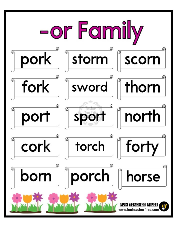 word-family-chart-ar-er-ir-or-ur-family-fun-teacher-files