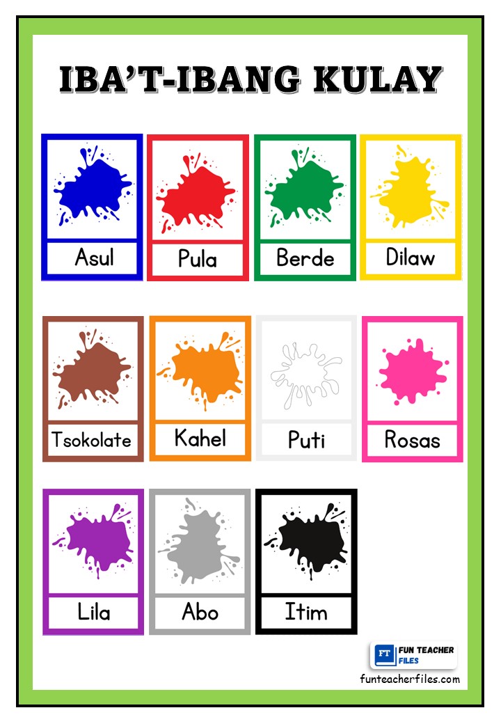 Mga Kulay Flashcards Preschool Twinkl Teacher Made - vrogue.co