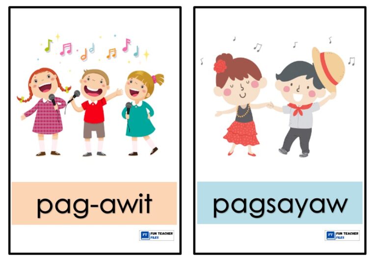 Iba't-ibang Kakayahan Flashcards - Fun Teacher Files