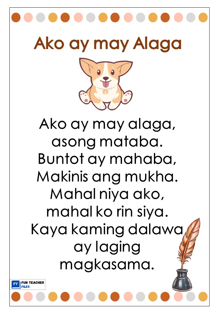 Filipino Reading Passages Mga Tulang Pambata Fun Teacher Files