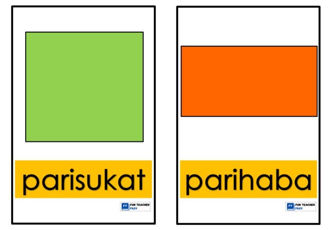 Iba't-ibang Hugis Flashcards - Fun Teacher Files