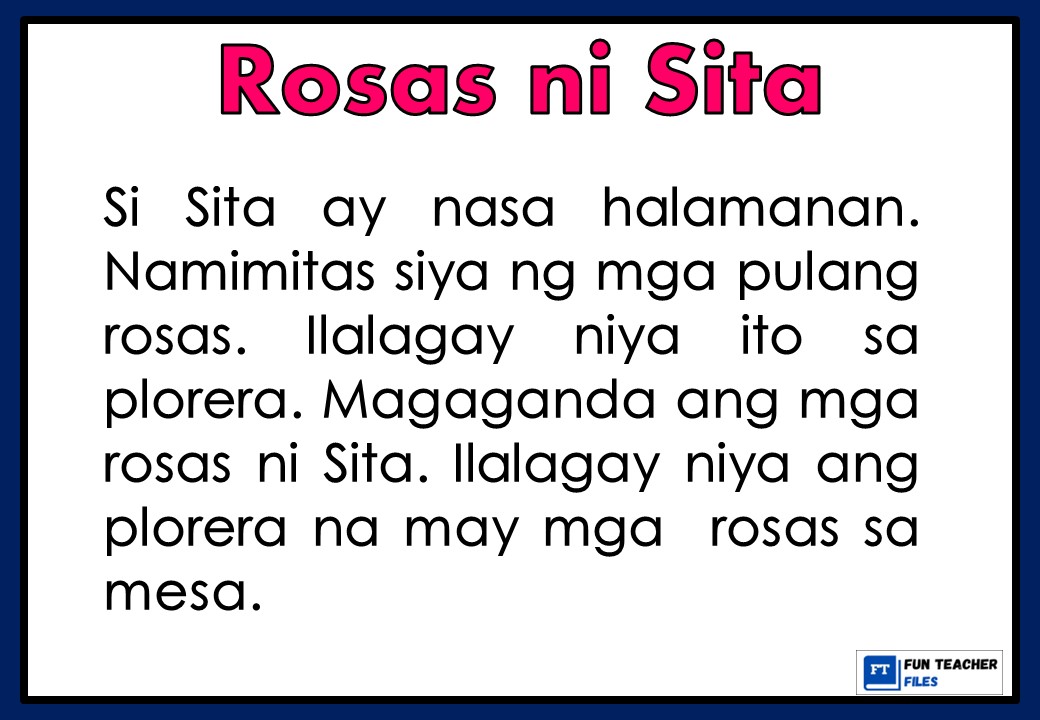 English Tagalog Words For Grade 3 Worksheets