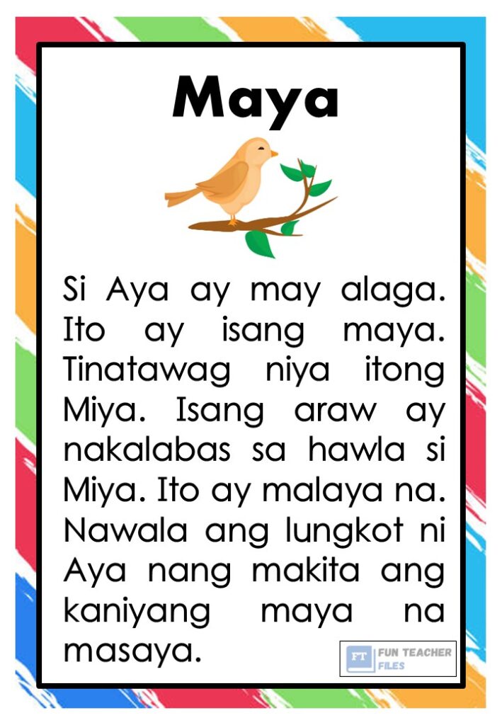 Filipino Reading Passages Set 3 - Fun Teacher Files