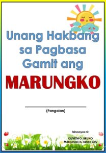 Unang Hakbang sa Pagbasa Gamit ang Marungko - Fun Teacher Files