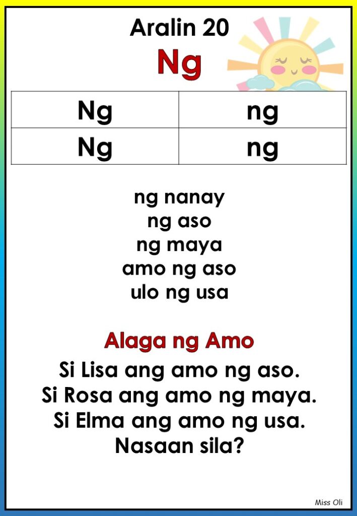 Unang Hakbang Sa Pagbasa Gamit Ang Marungko - Fun Teacher Files