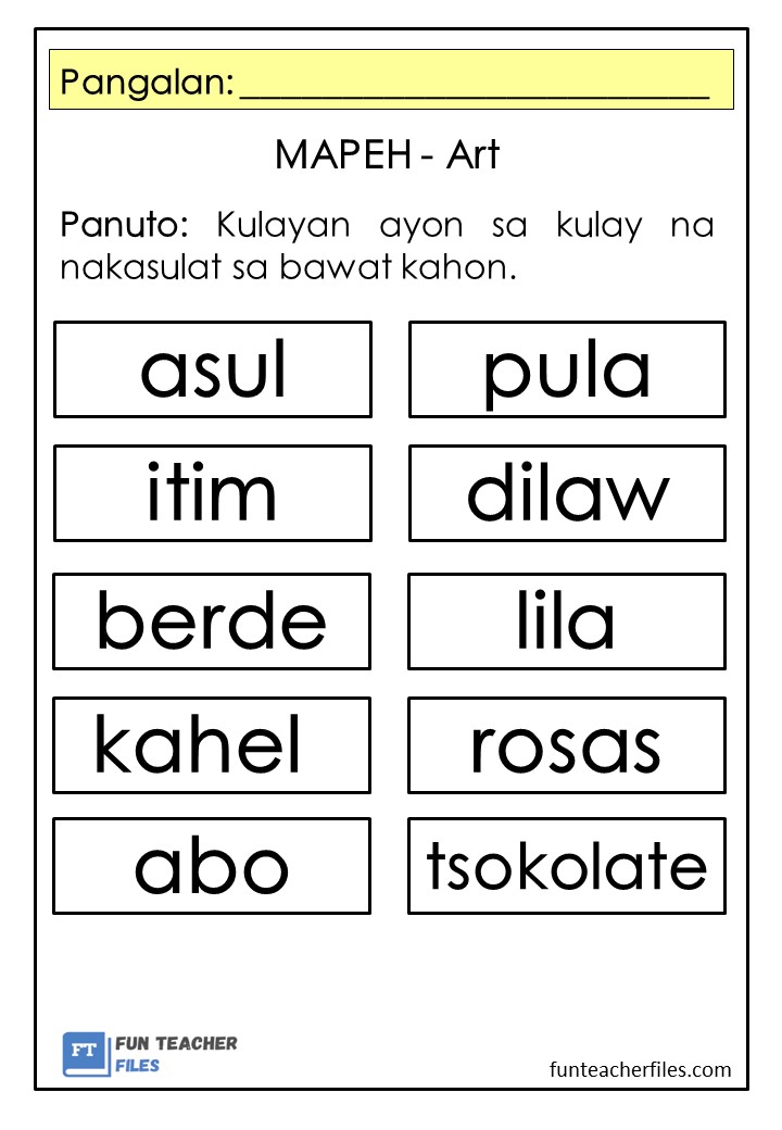 Mga Kulay Flashcards Preschool Twinkl Teacher Made - vrogue.co