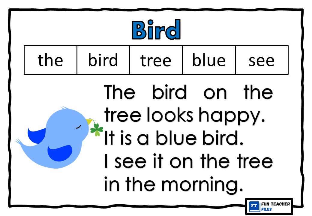 Reading practice with sight words set 1 fun teacher files