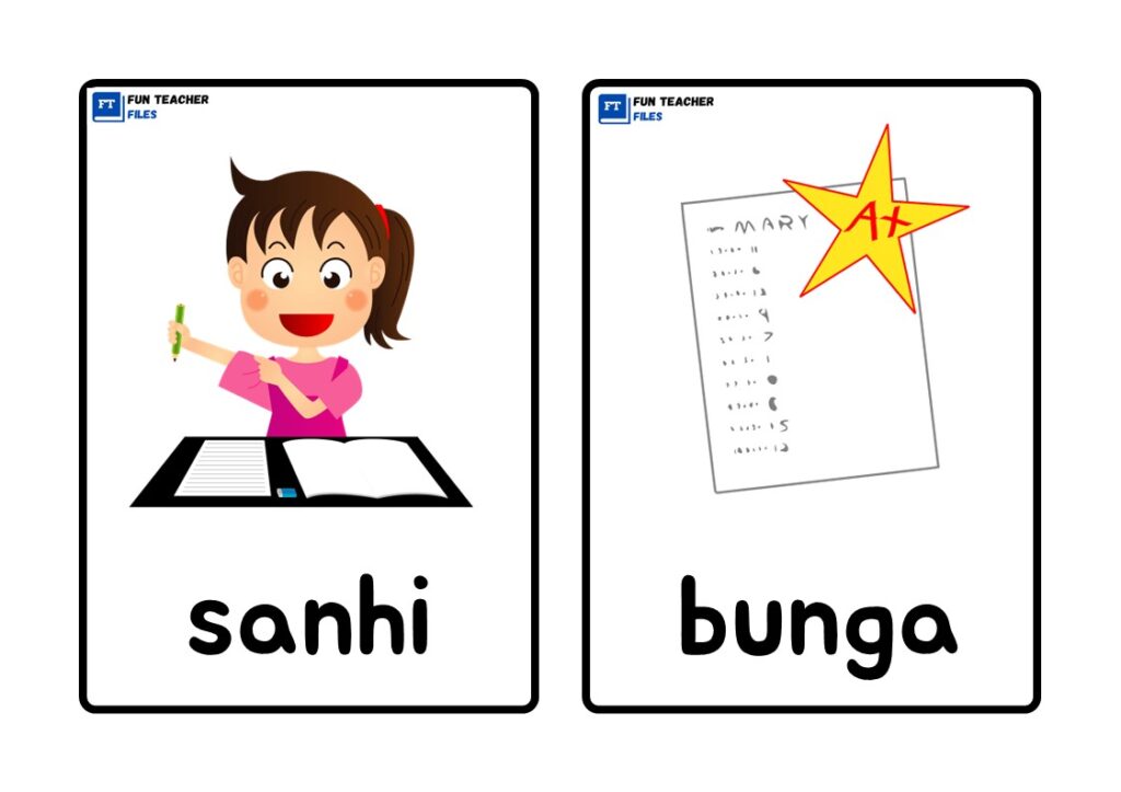 Sanhi At Bunga Flashcards Fun Teacher Files 2653