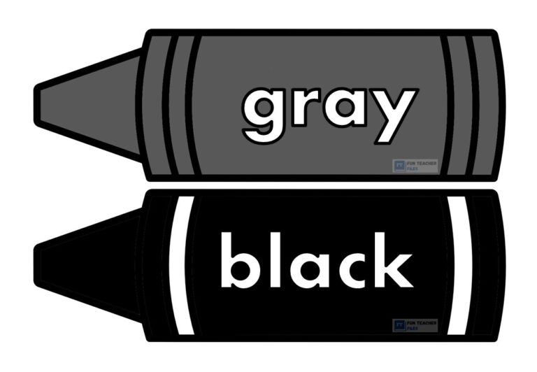 Color Flashcards Set 1 - Fun Teacher Files