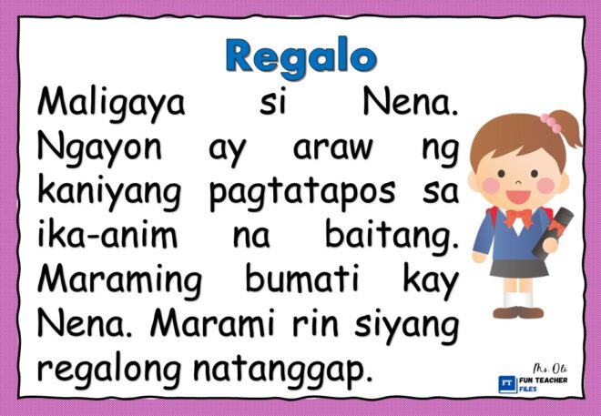 Short Reading Passages in Filipino - Fun Teacher Files