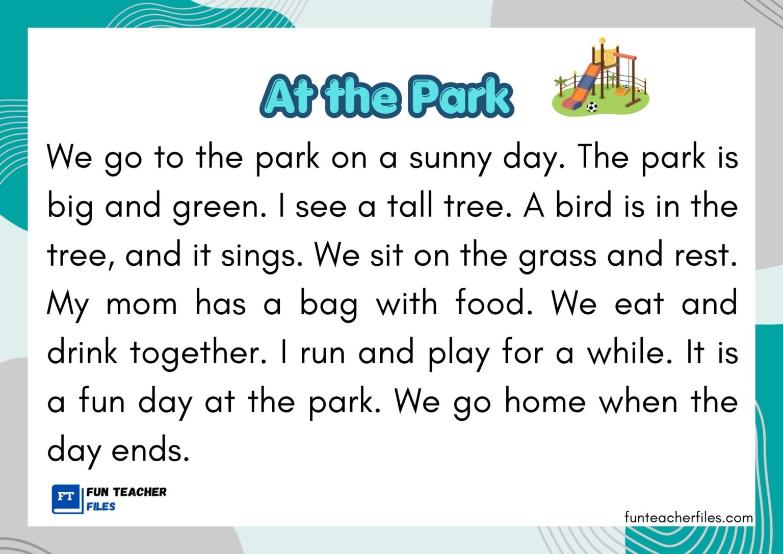 English Reading Passages Set 26 - Fun Teacher Files